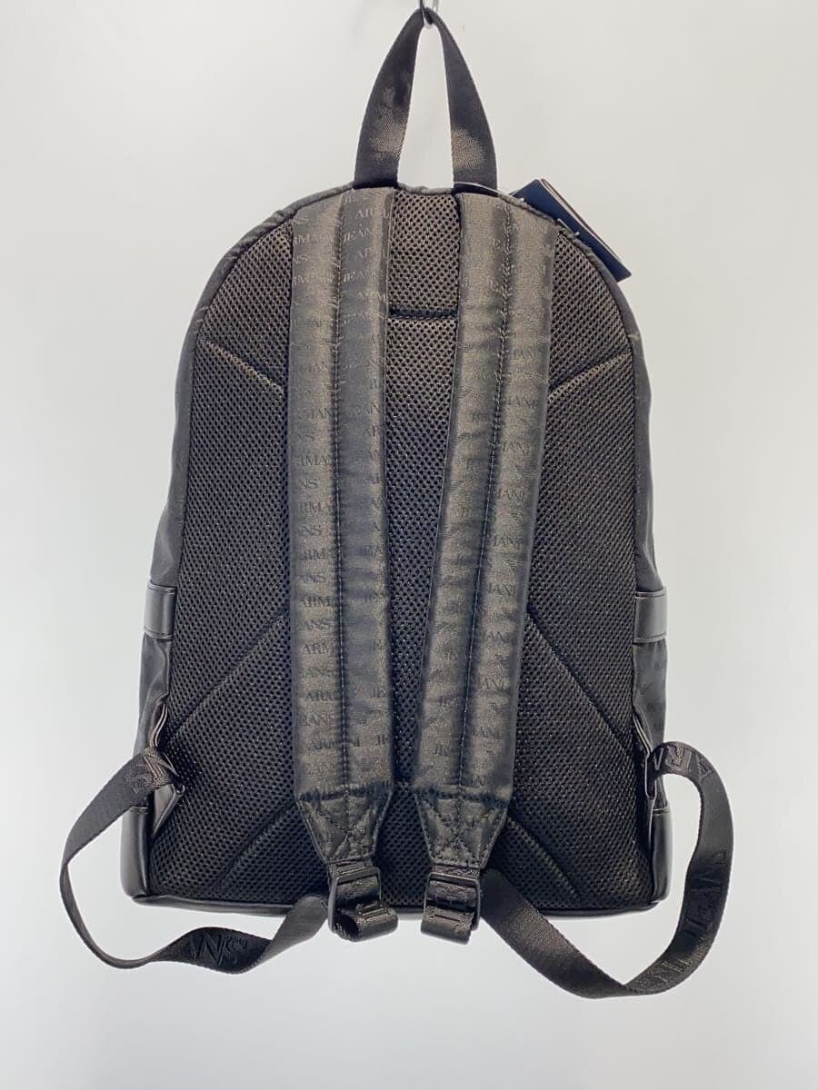 ARMANI JEANS Backpack BLK All Over Pattern CC993 932523 3