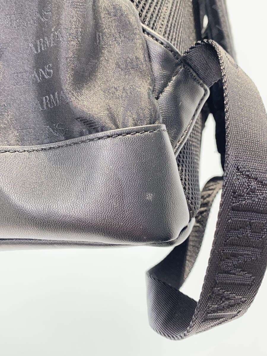ARMANI JEANS Backpack BLK All Over Pattern CC993 932523 8