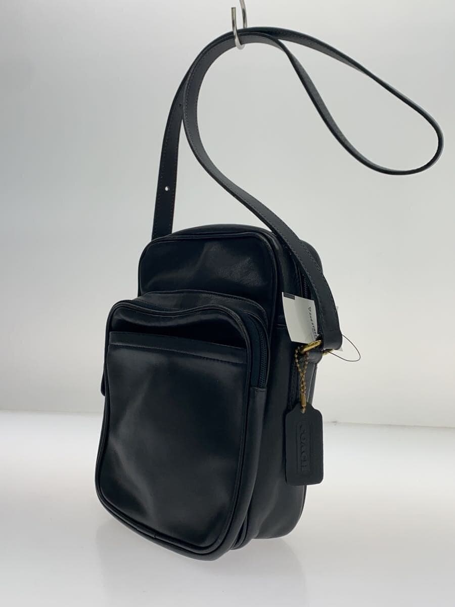 COACHOLD COACH Shoulder Bag Leather BLK 0891-301 2