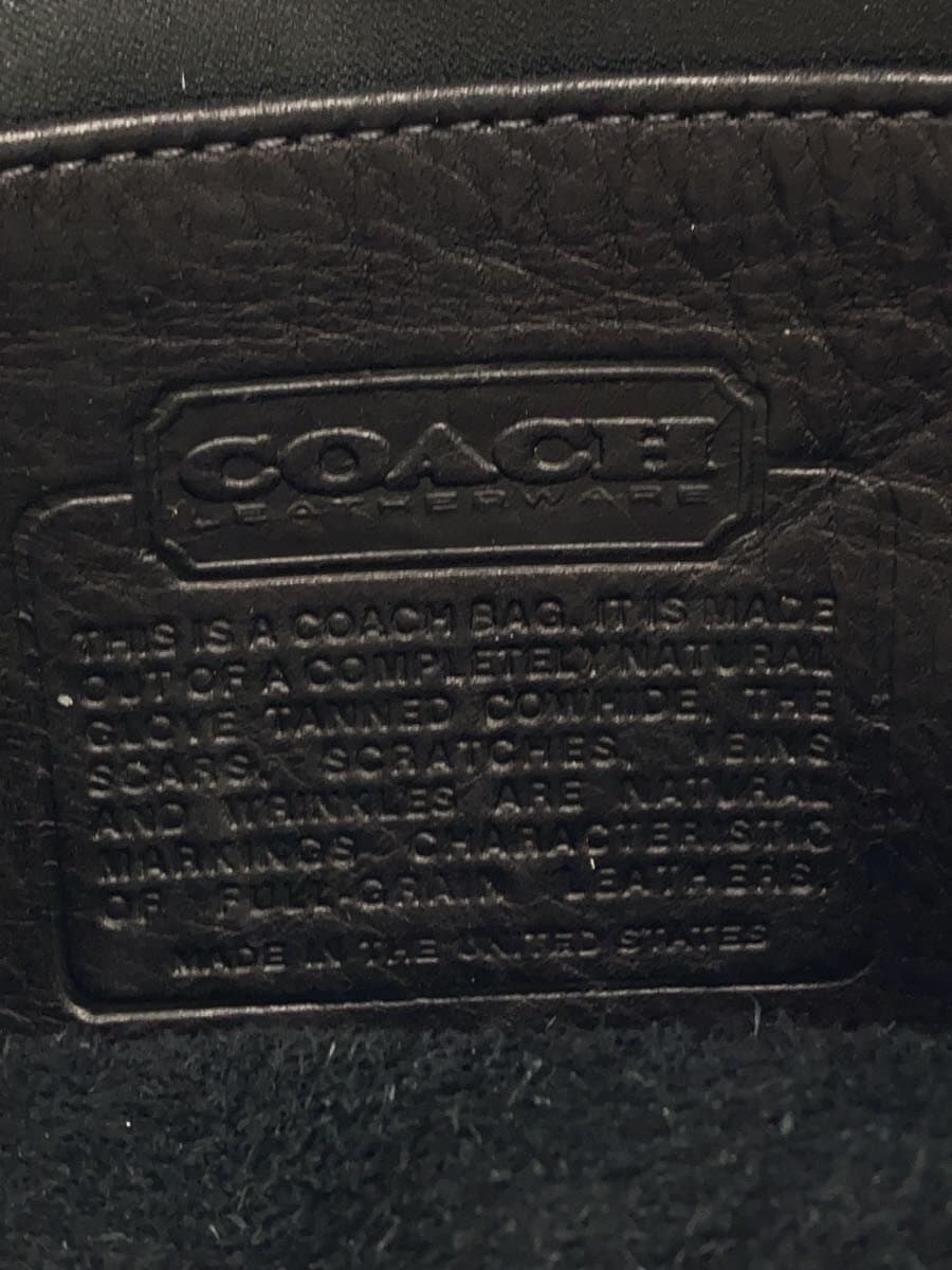 COACHOLD COACH Shoulder Bag Leather BLK 0891-301 5