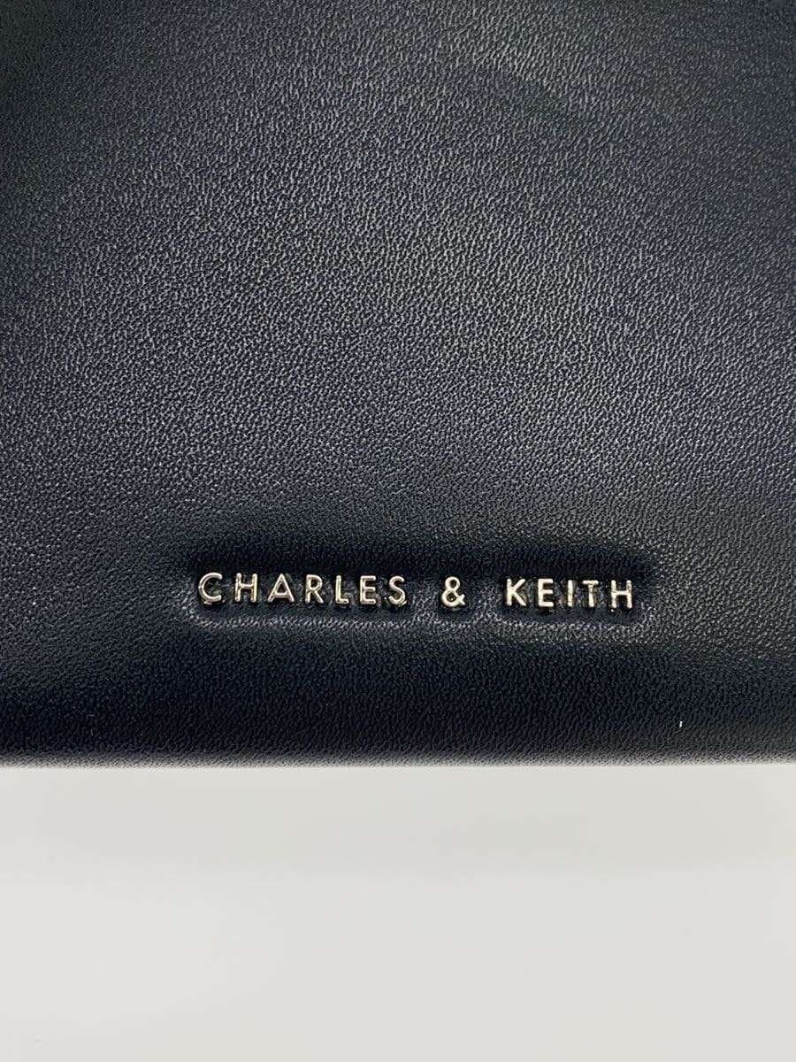 CHARLES&KEITH Metallic Accent Turnlock Crossbody Bag Faux Leather BLK 80781601-1 5