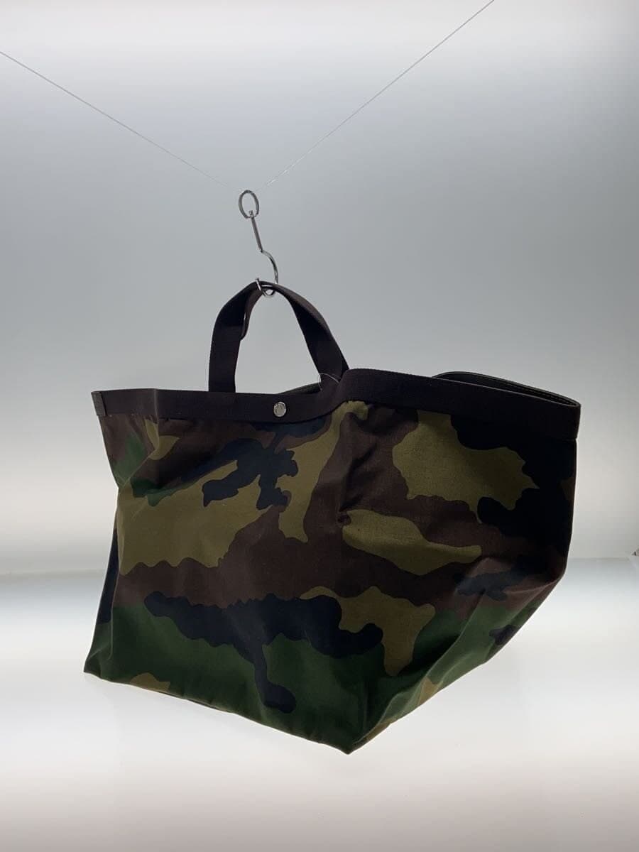 Herve Chapelier tote bag nylon khaki camouflage 713C 2