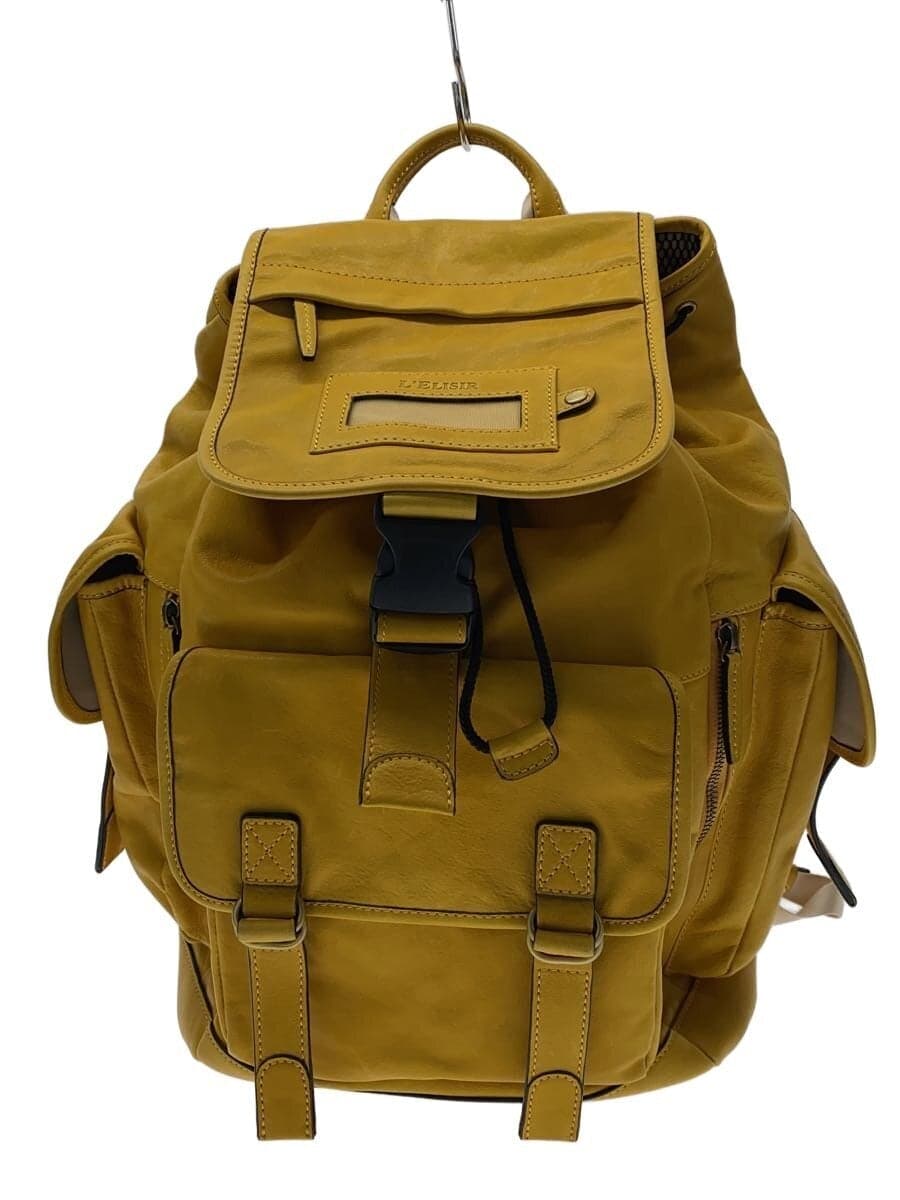 Other Brands: Caede-L’ELISIR Kyoto Numero Backpack Leather YLW