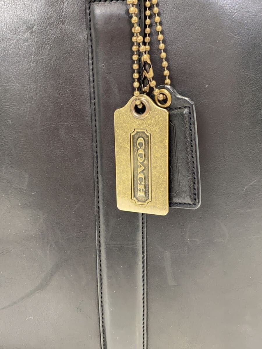 COACHBLEECKER PORTFOLIO BRIEF IN LEATHER Briefcase Leather BLK 70981 7