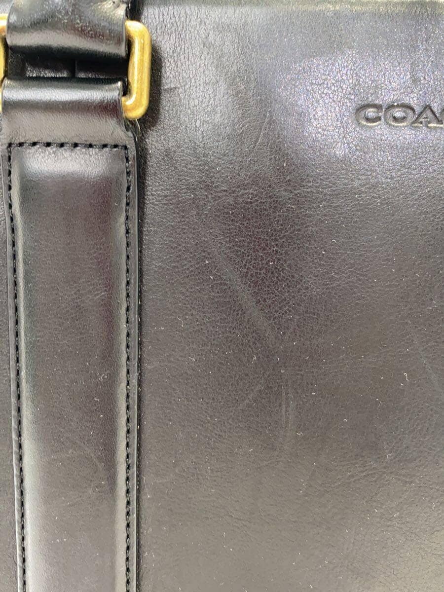 COACHBLEECKER PORTFOLIO BRIEF IN LEATHER Briefcase Leather BLK 70981 8