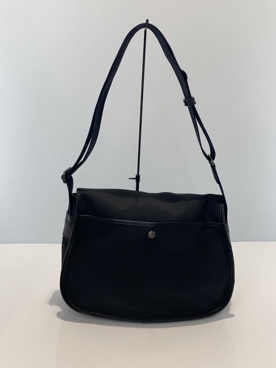 HUNTING WORLD Made in Italy Shoulder Bag Leather Black 3