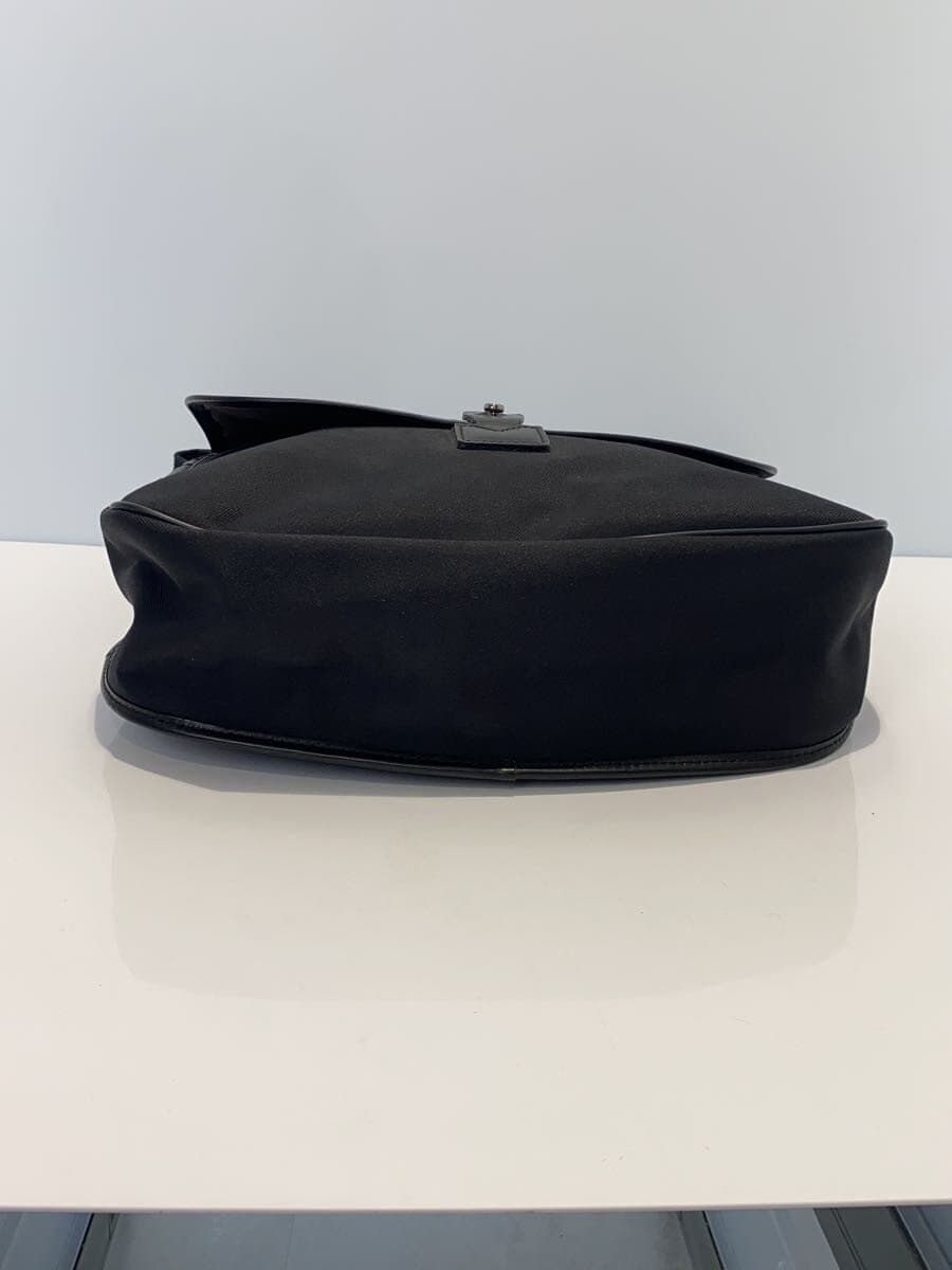 HUNTING WORLD Made in Italy Shoulder Bag Leather Black 4