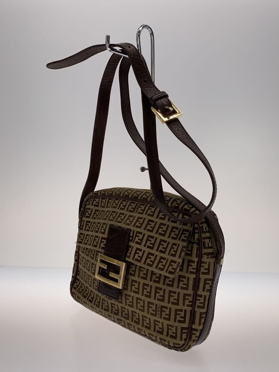 FENDI Shoulder Bag Canvas CML All Over Pattern 8BT117 2