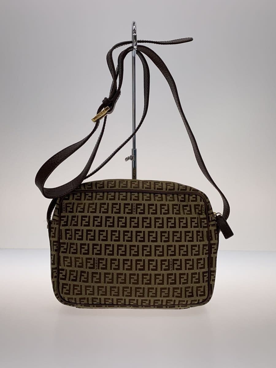 FENDI Shoulder Bag Canvas CML All Over Pattern 8BT117 3