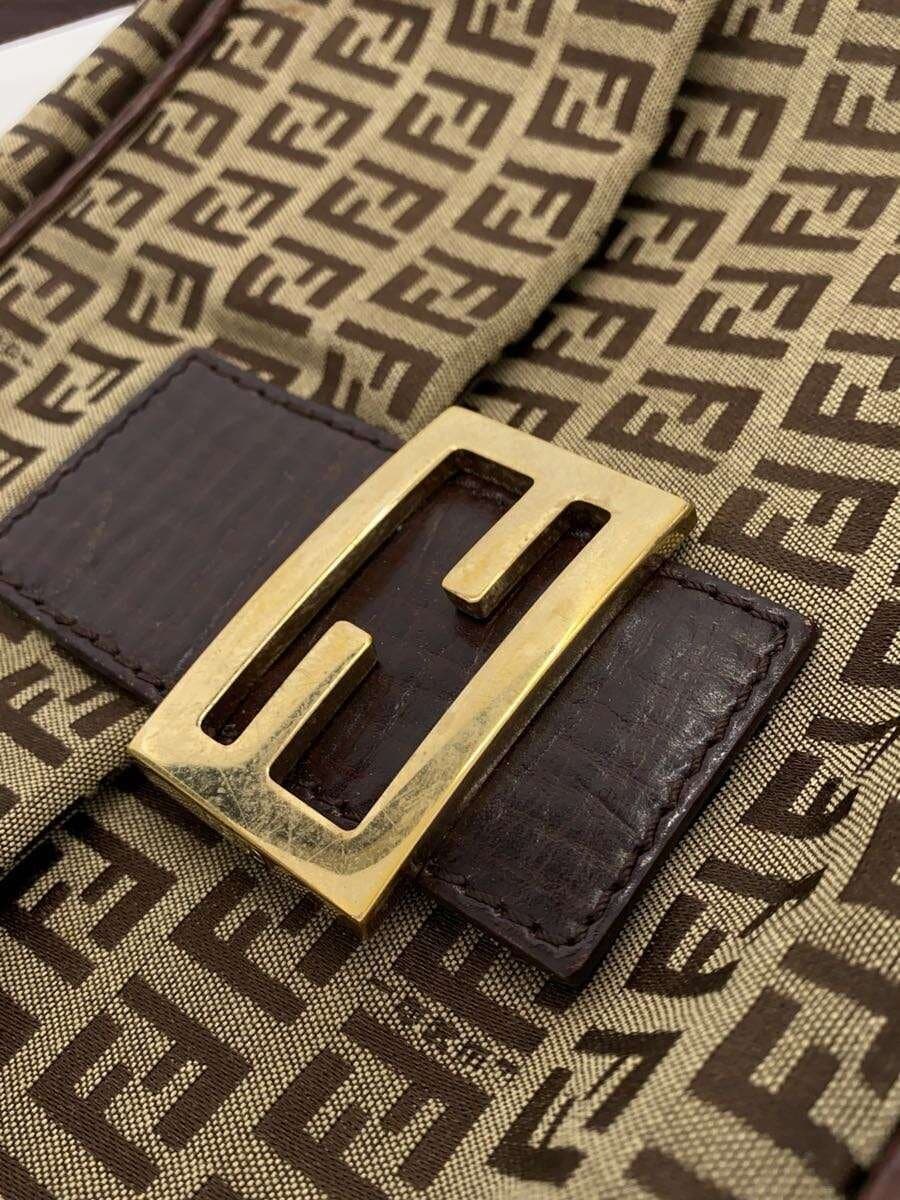 FENDI Shoulder Bag Canvas CML All Over Pattern 8BT117 7