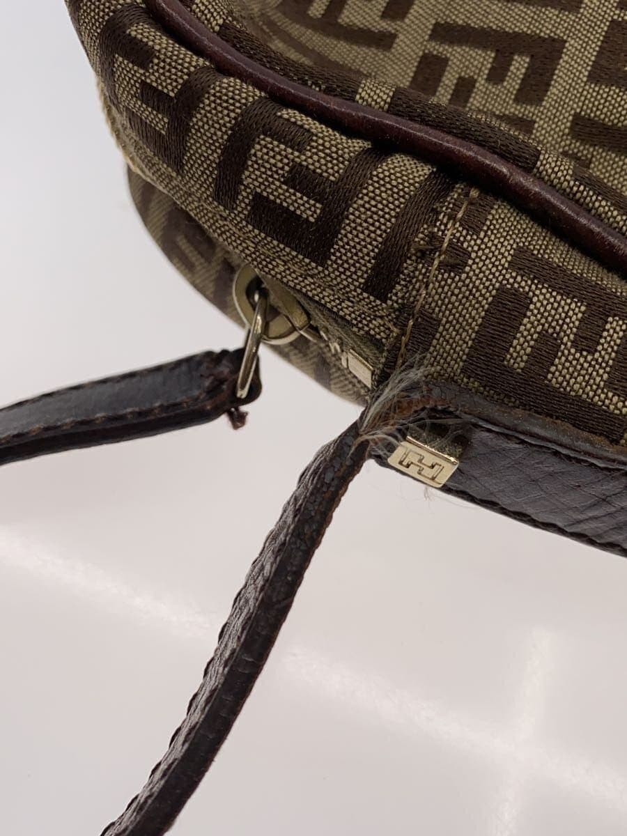 FENDI Shoulder Bag Canvas CML All Over Pattern 8BT117 8