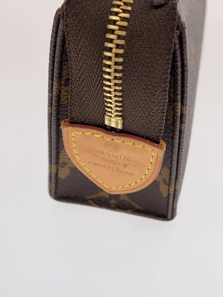 LOUIS VUITTON Poche Toilette 15_Monogram Canvas PVC BRW 5