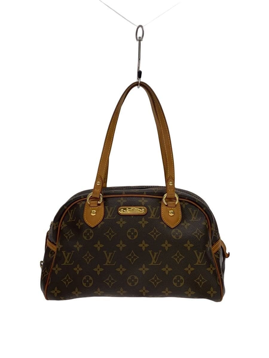LOUIS VUITTON Montorgueil PM_Monogram Canvas PVC BRW