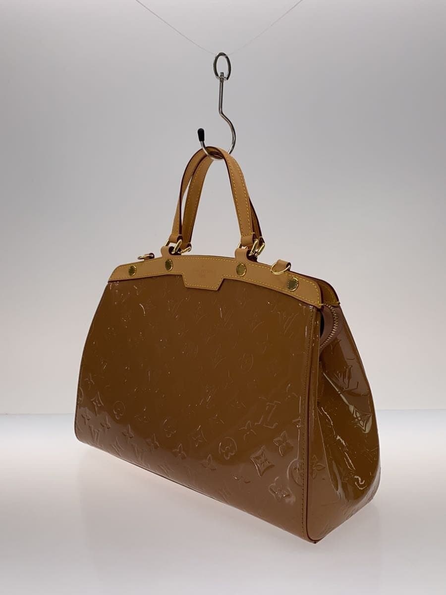 LOUIS VUITTON Bu Rare MM_Monogram Vernis Patent Leather BEG 2