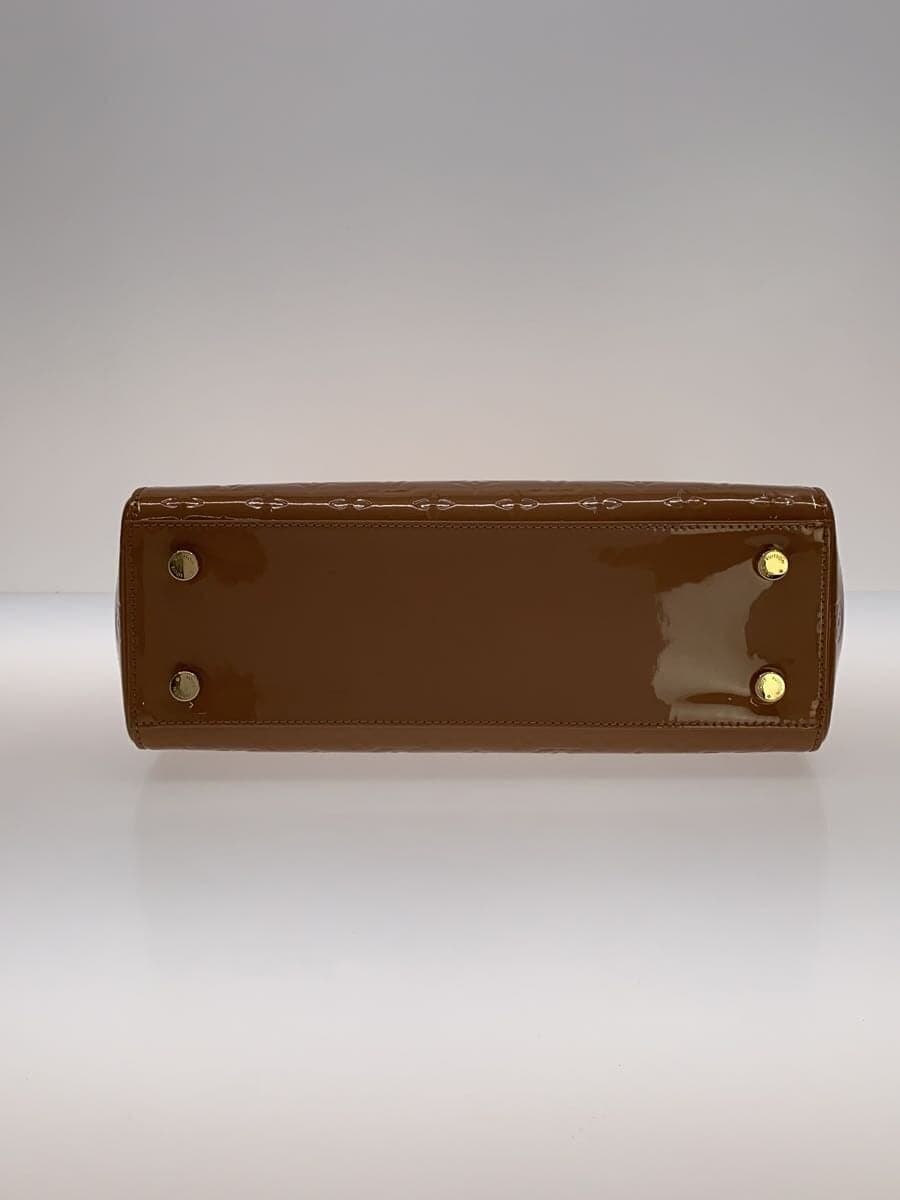 LOUIS VUITTON Bu Rare MM_Monogram Vernis Patent Leather BEG 4