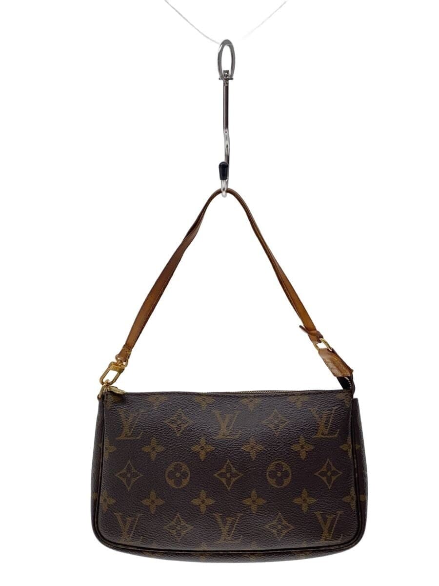 LOUIS VUITTON1)Pochette Accessoires_Monogram Canvas PVC BRW