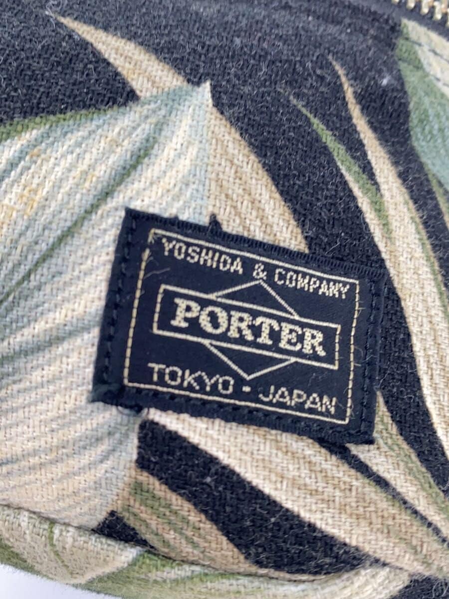 PORTER x NEXUS7 Waist Bag Cotton BLK Floral NEXUS7 5