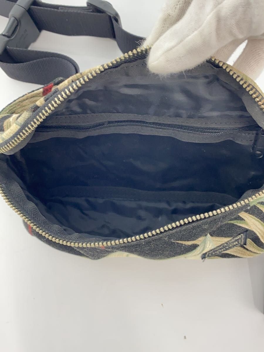 PORTER x NEXUS7 Waist Bag Cotton BLK Floral NEXUS7 6