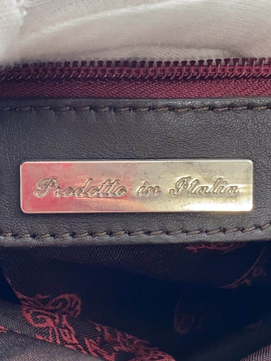 Orobianco3-Way Backpack Tote Bag Shoulder Bag Leather BLK 5