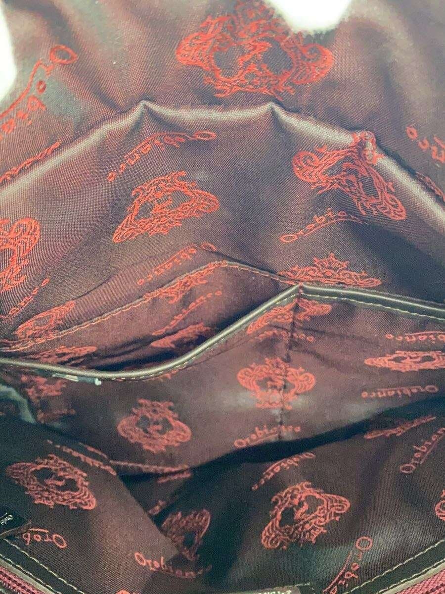 Orobianco3-Way Backpack Tote Bag Shoulder Bag Leather BLK 7