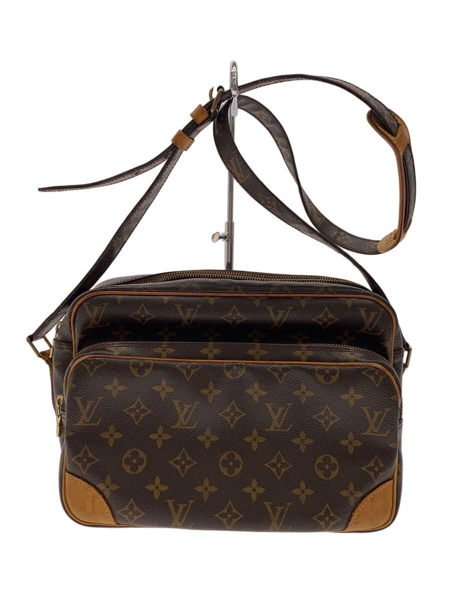 LOUIS VUITTON Nile Monogram Canvas PVC BRW Monogram M45244