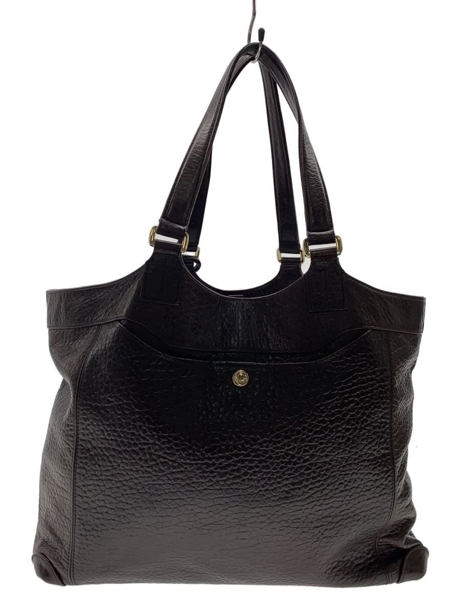 aniary tote bag leather BRW plain 120-0005