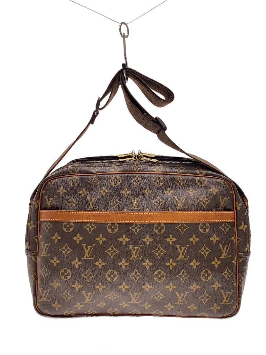 LOUIS VUITTON Reporter GM Monogram Canvas PVC BRW Monogram M45252