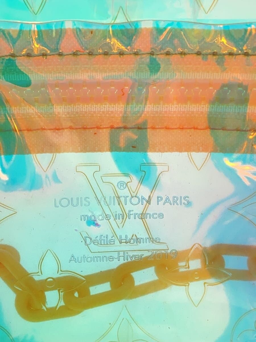 LOUIS VUITTON Pochette Volga_Monogram Prism PVC CLR M55261 5