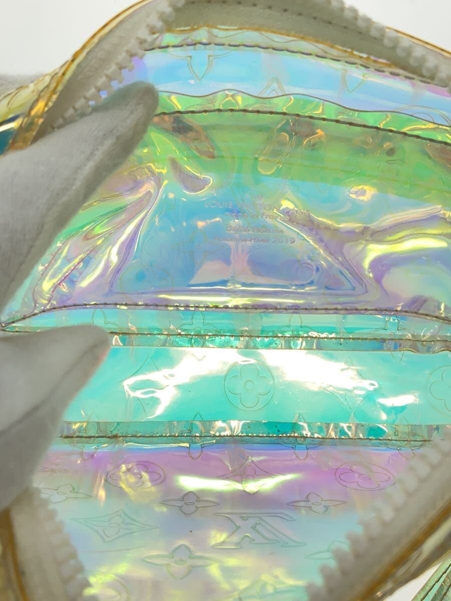 LOUIS VUITTON Pochette Volga_Monogram Prism PVC CLR M55261 6