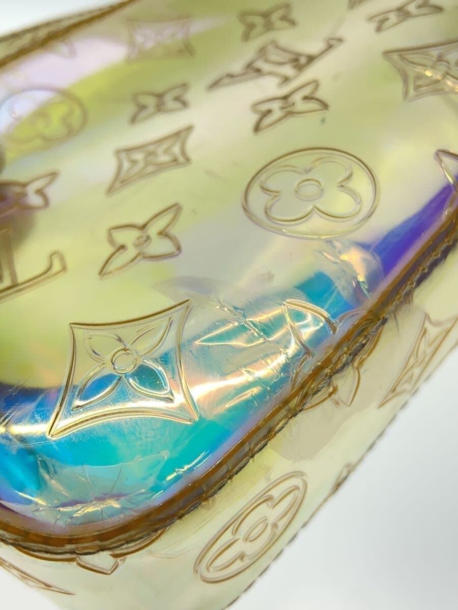 LOUIS VUITTON Pochette Volga_Monogram Prism PVC CLR M55261 7