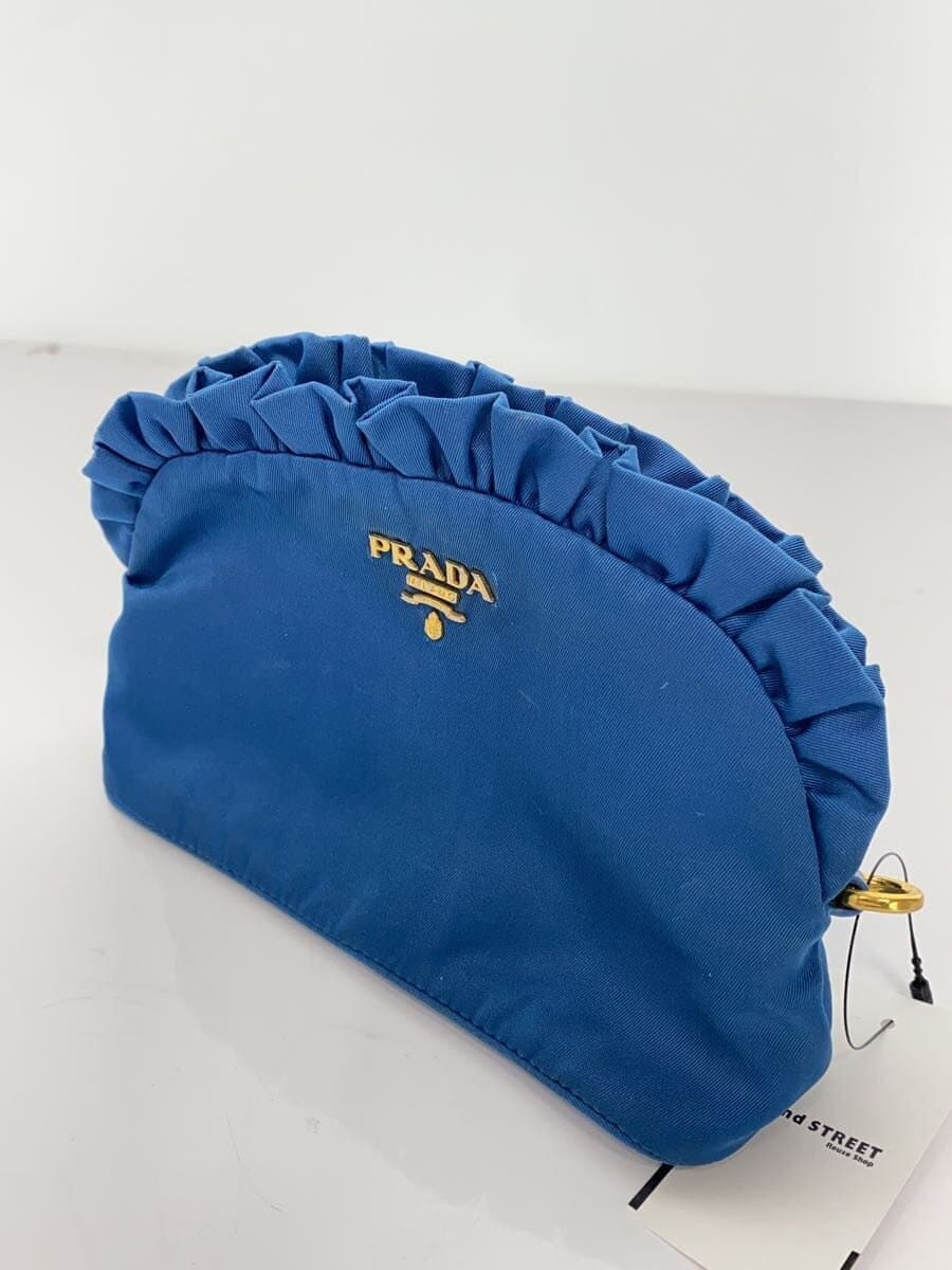 PRADA Pouch Nylon BLU 2