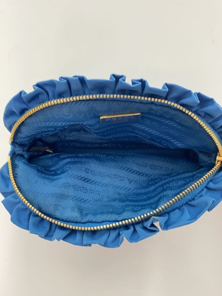PRADA Pouch Nylon BLU 6