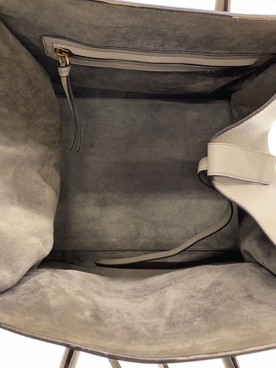 CELINE handbag leather plain 6