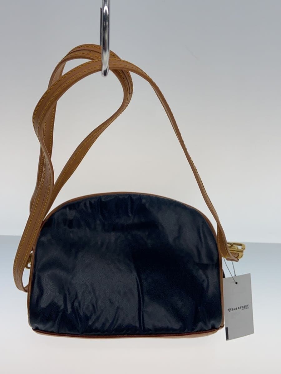 HUNTING WORLD Shoulder Bag Leather NVY 3