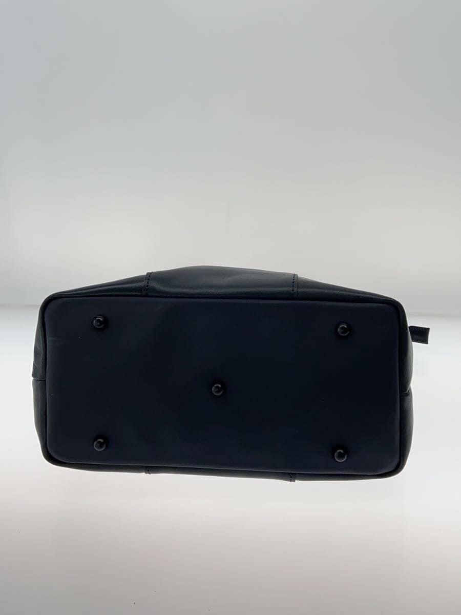 HARVEST LABEL Tote Bag Leather NVY 4