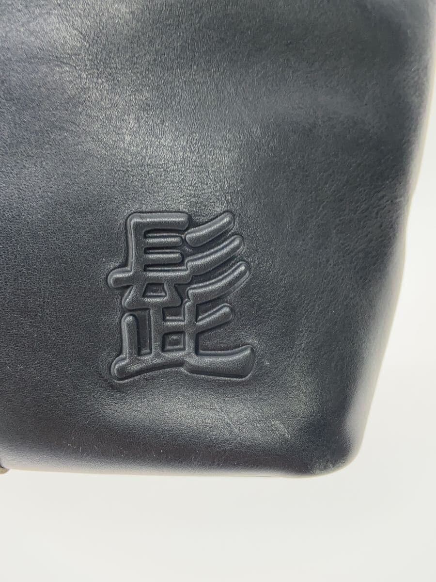 HARVEST LABEL Tote Bag Leather NVY 5