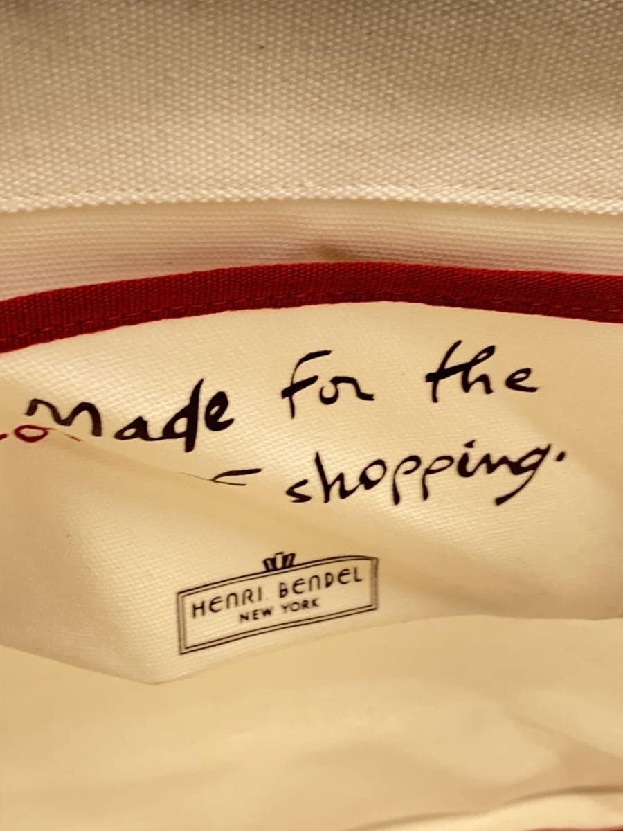 Henri Bendel Tote Bag PVC WHT 5