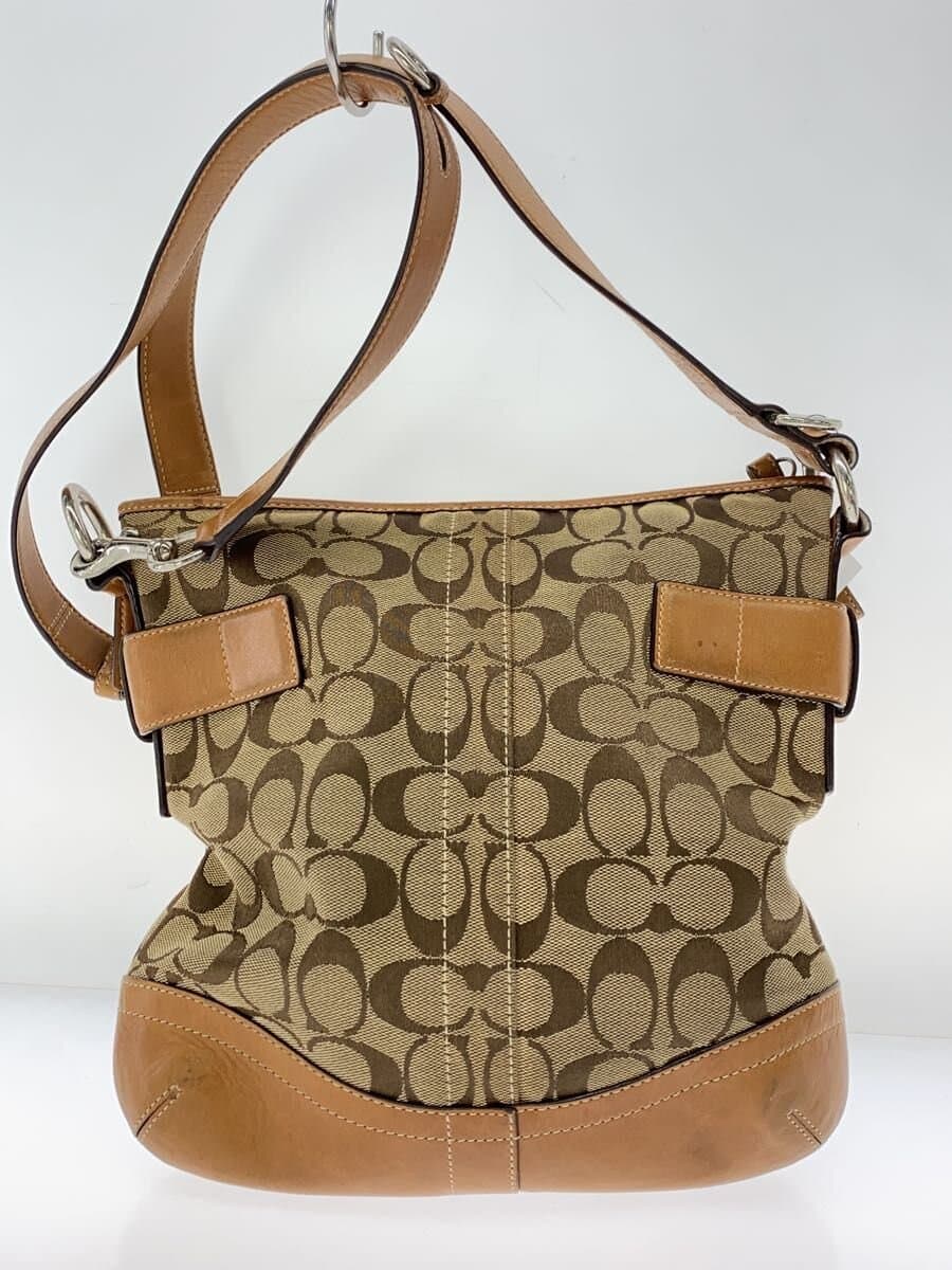 COACH Shoulder Bag Leather CML 3574 3