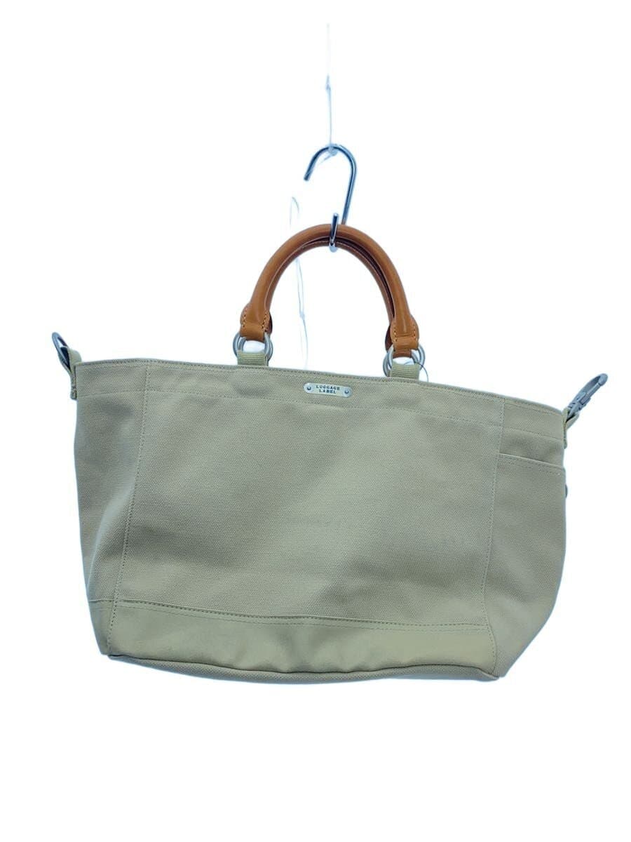 LUGGAGE LABEL Tote Bag Cotton BEG Solid 968-05703