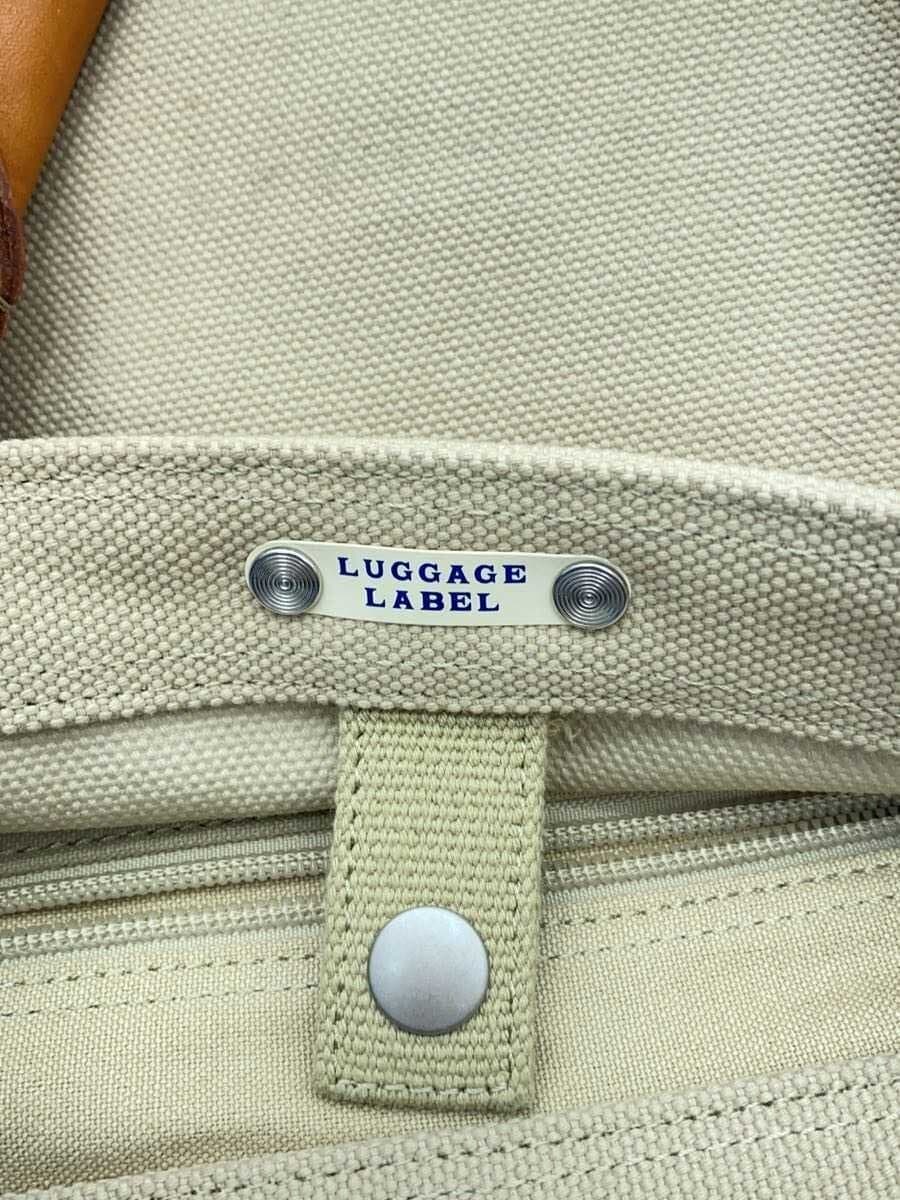 LUGGAGE LABEL Tote Bag Cotton BEG Solid 968-05703 5