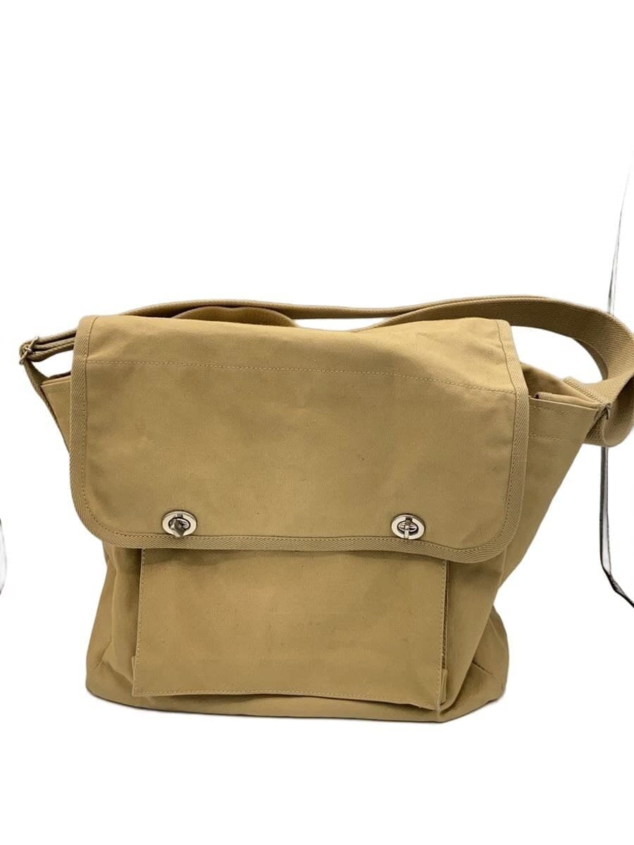 Ichizawa canvas shoulder bag canvas CML plain