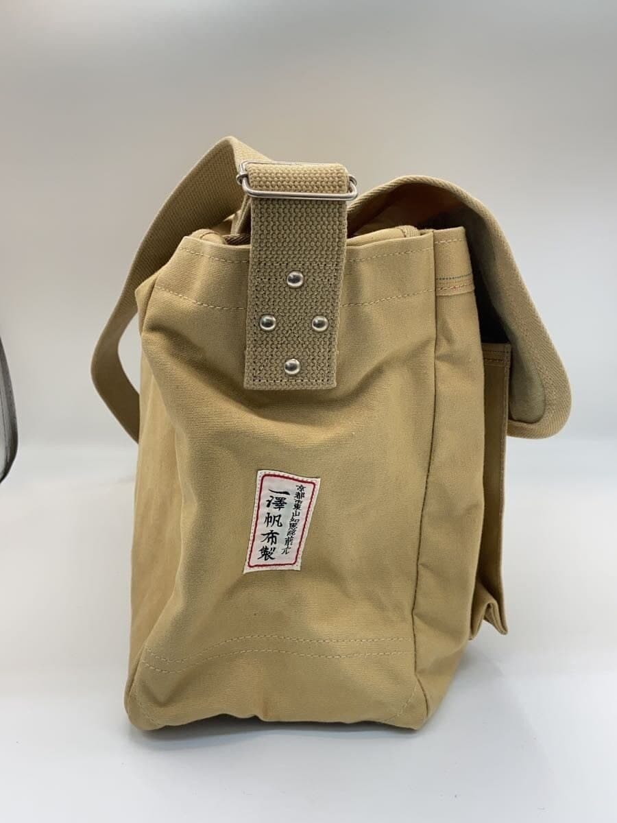Ichizawa canvas shoulder bag canvas CML plain 5