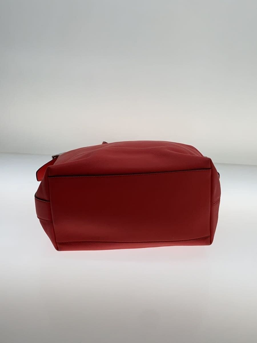 COACH Legacy Duffle Shoulder Bag Leather RED Solid 19889 4