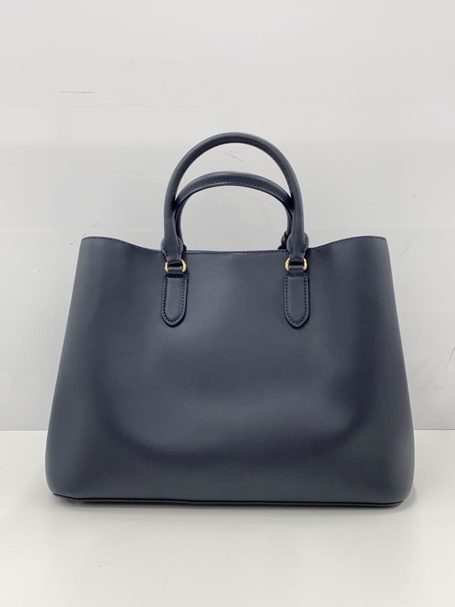 LAUREN RALPH LAUREN2-Way Tote Bag Leather NVY Solid 3