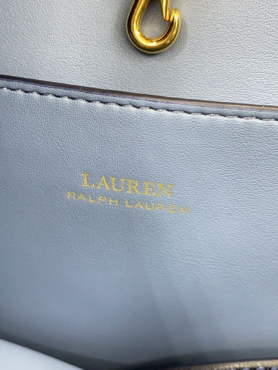 LAUREN RALPH LAUREN2-Way Tote Bag Leather NVY Solid 5