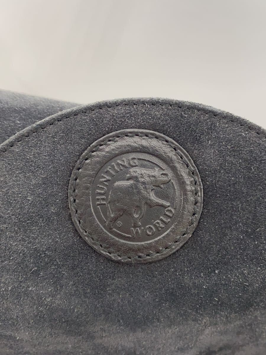 HUNTING WORLD Handbag Suede BLK 5
