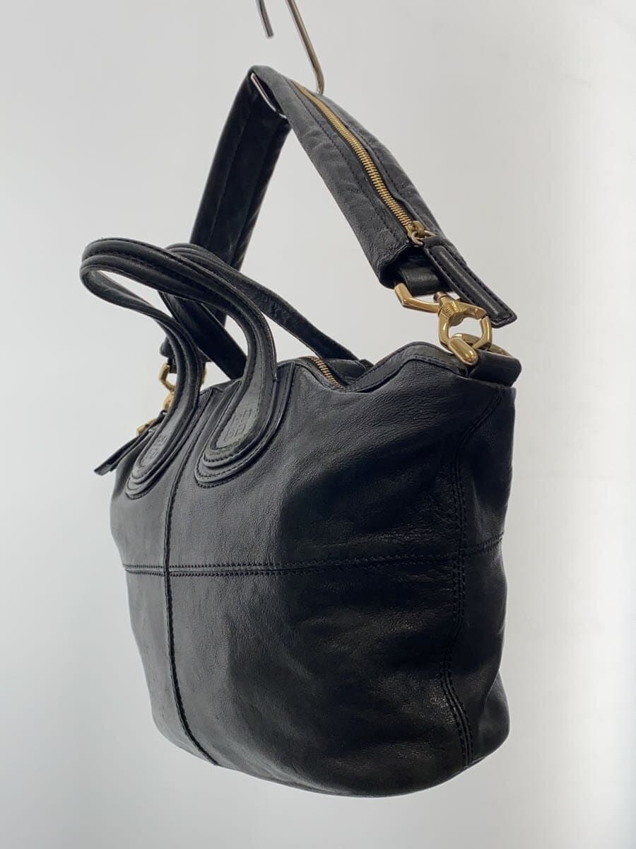 GIVENCHY Nightingale Handbag Leather BLK 2