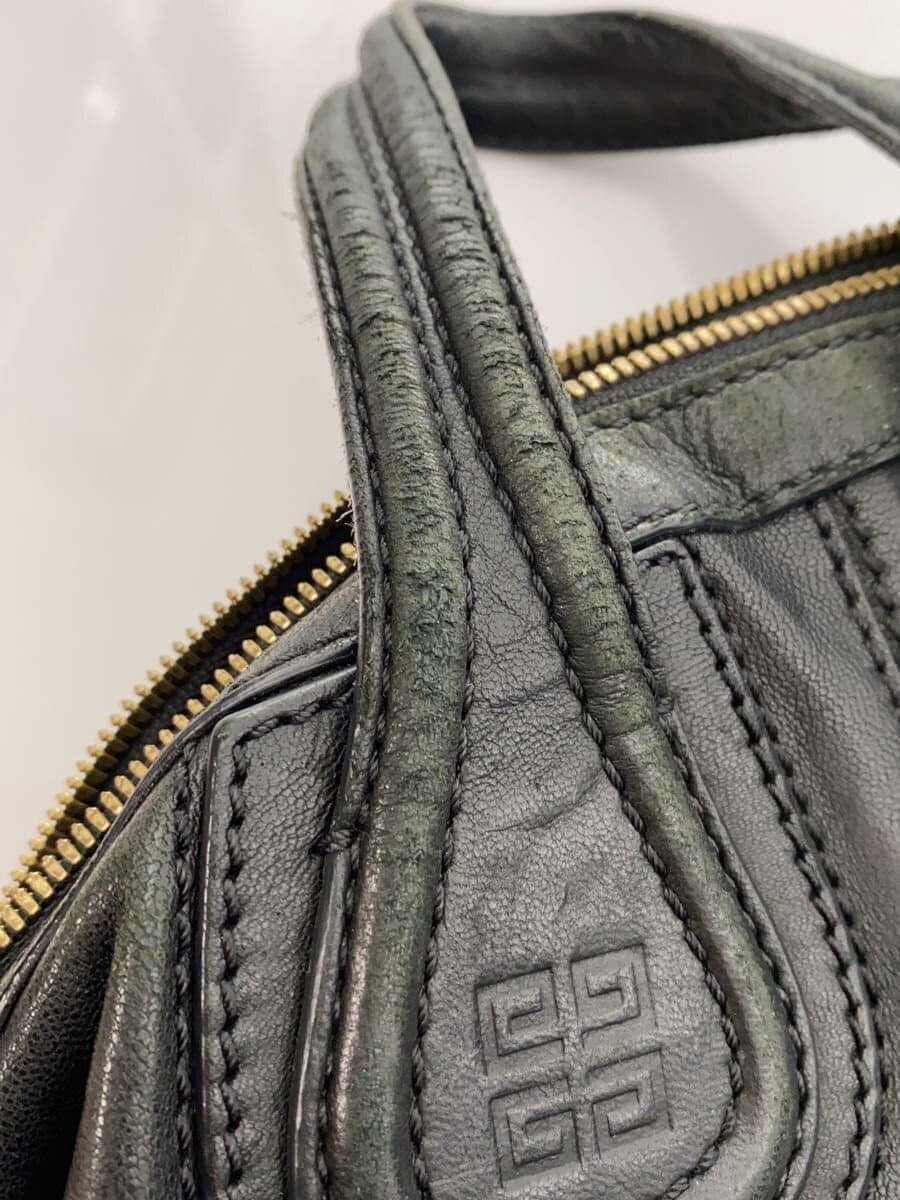 GIVENCHY Nightingale Handbag Leather BLK 8