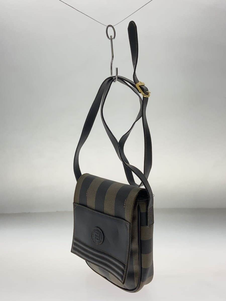 FENDI Shoulder Bag BRW Stripe 2