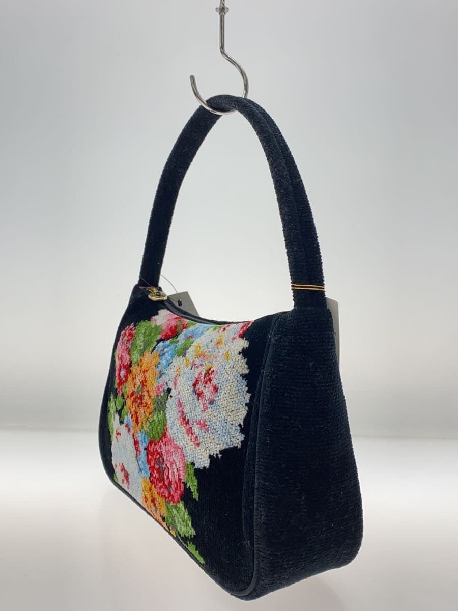 FEILER Handbag BLK Floral 2